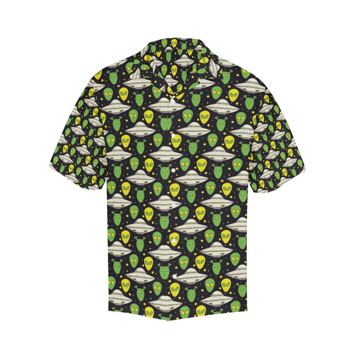 Alien Ufo Pattern Hawaiian Shirt