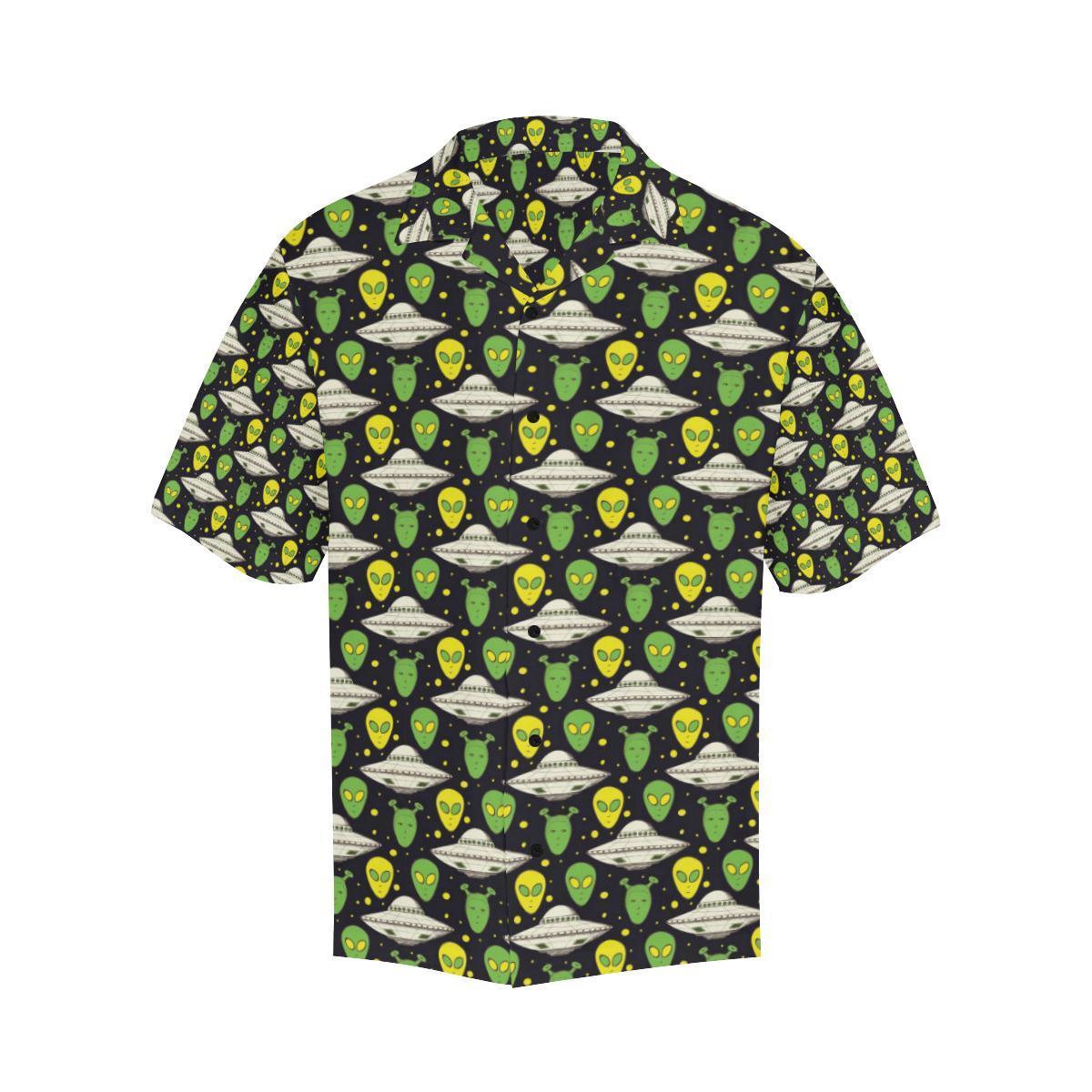 Alien Ufo Pattern Hawaiian Shirt