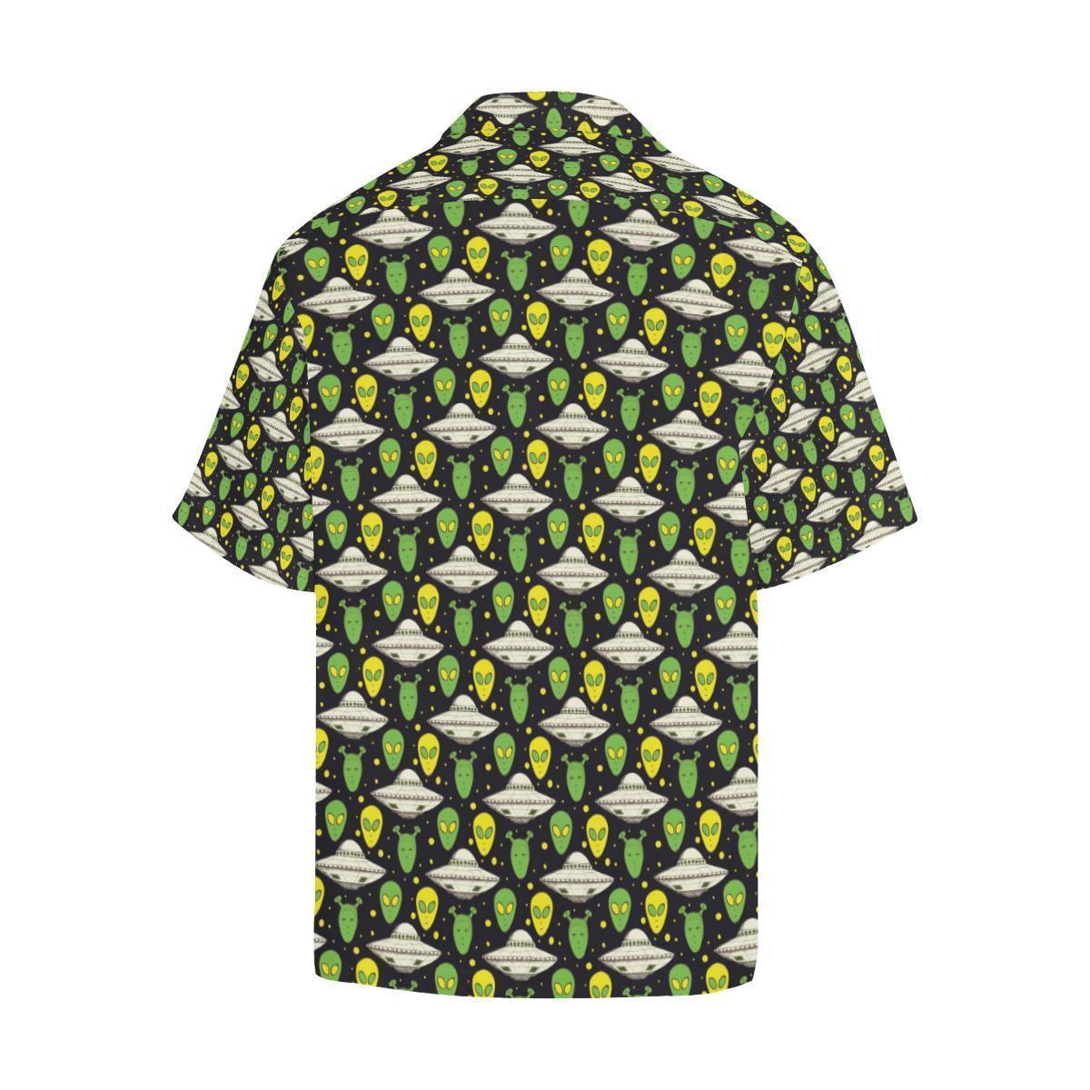 Alien Ufo Pattern Hawaiian Shirt