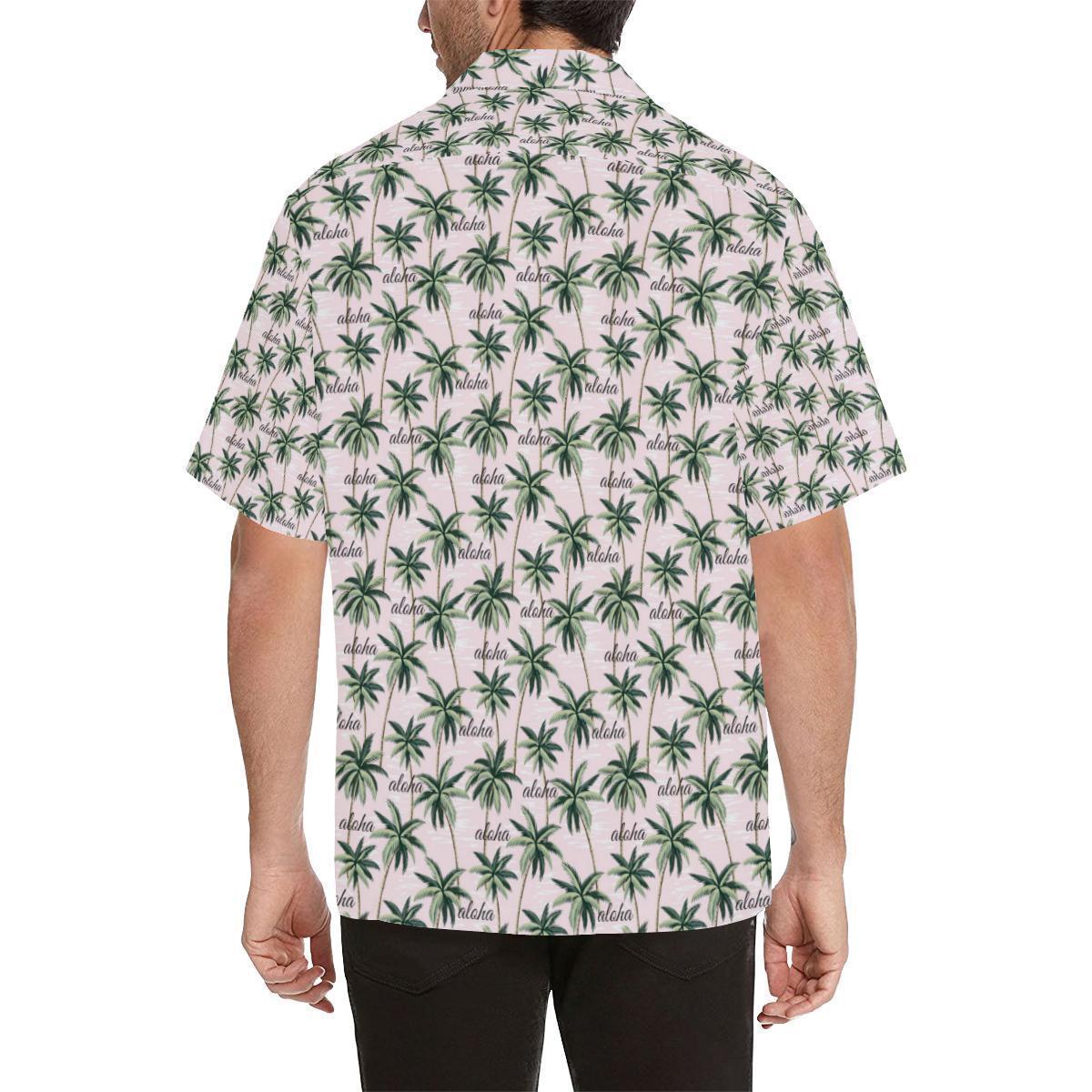 Aloha Beach Pattern Design Themed Print Hawaiian Shirt