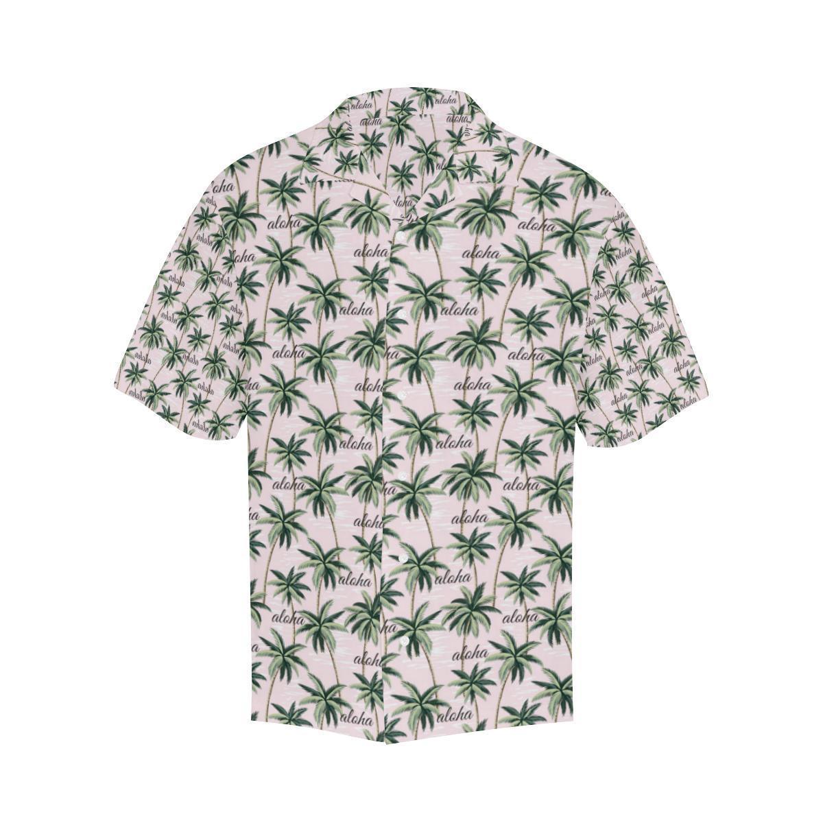 Aloha Beach Pattern Design Themed Print Hawaiian Shirt