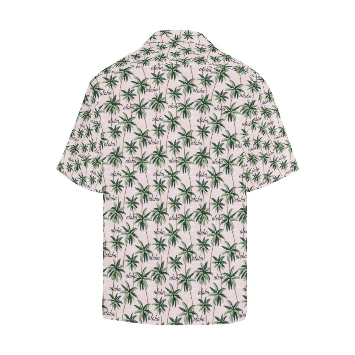 Aloha Beach Pattern Design Themed Print Hawaiian Shirt