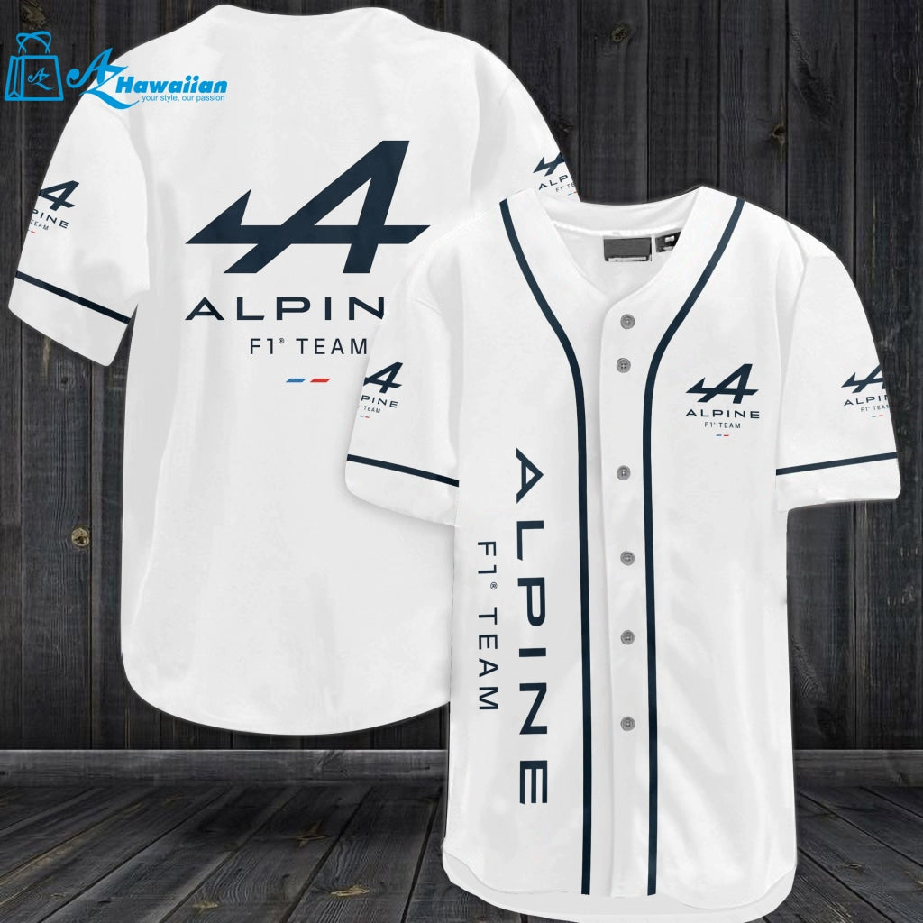 Alpine F1 Team Baseball Jersey 