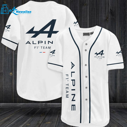 Alpine F1 Team Baseball Jersey 