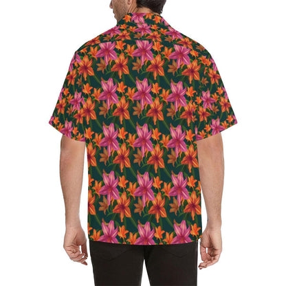 Amaryllis Pattern Print Design Al Hawaiian Shirt