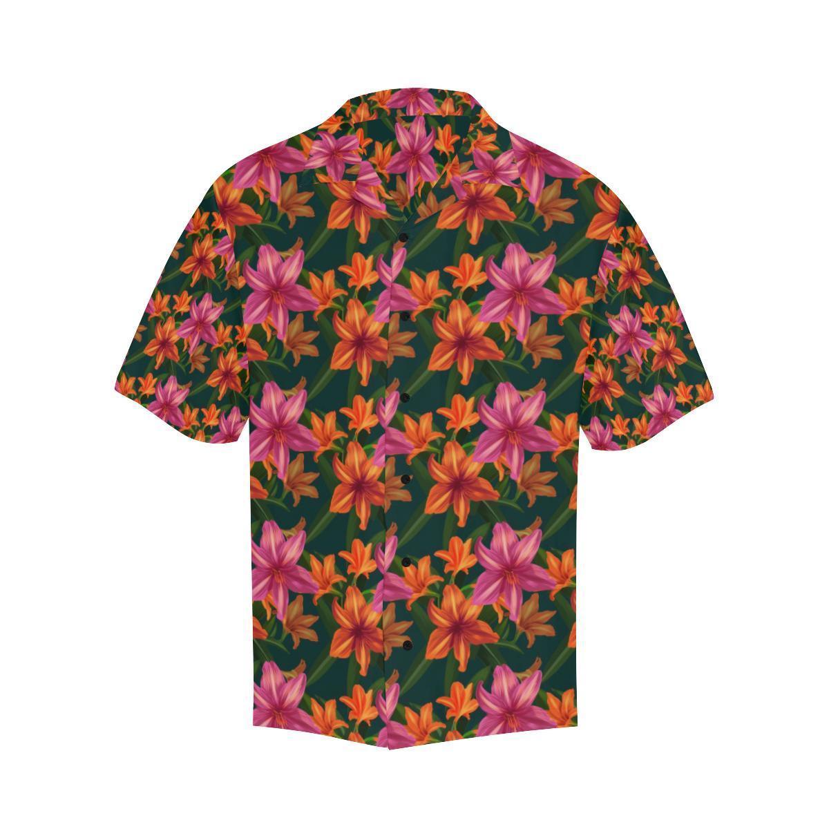 Amaryllis Pattern Print Design Al Hawaiian Shirt