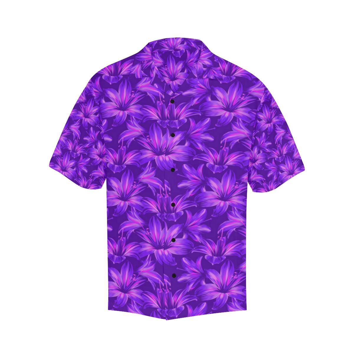 Amaryllis Pattern Print Design Al Hawaiian Shirt