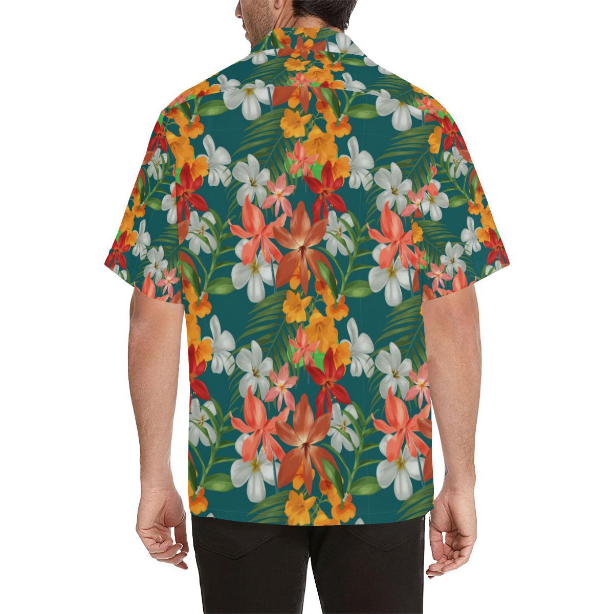 Amaryllis Pattern Print Design Al Hawaiian Shirt