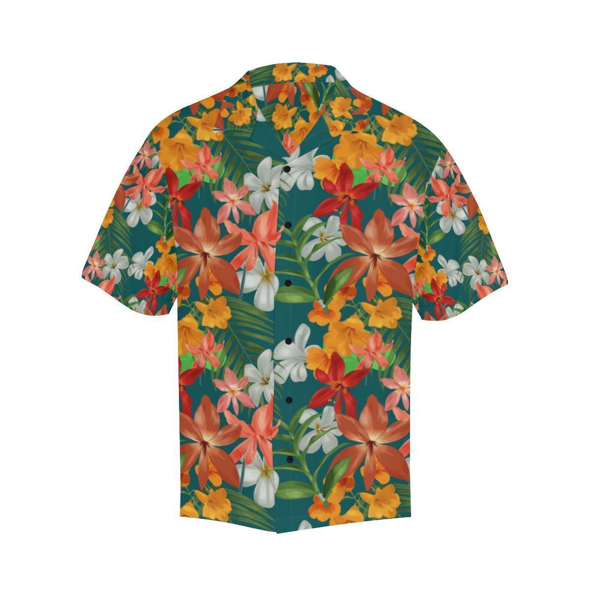 Amaryllis Pattern Print Design Al Hawaiian Shirt