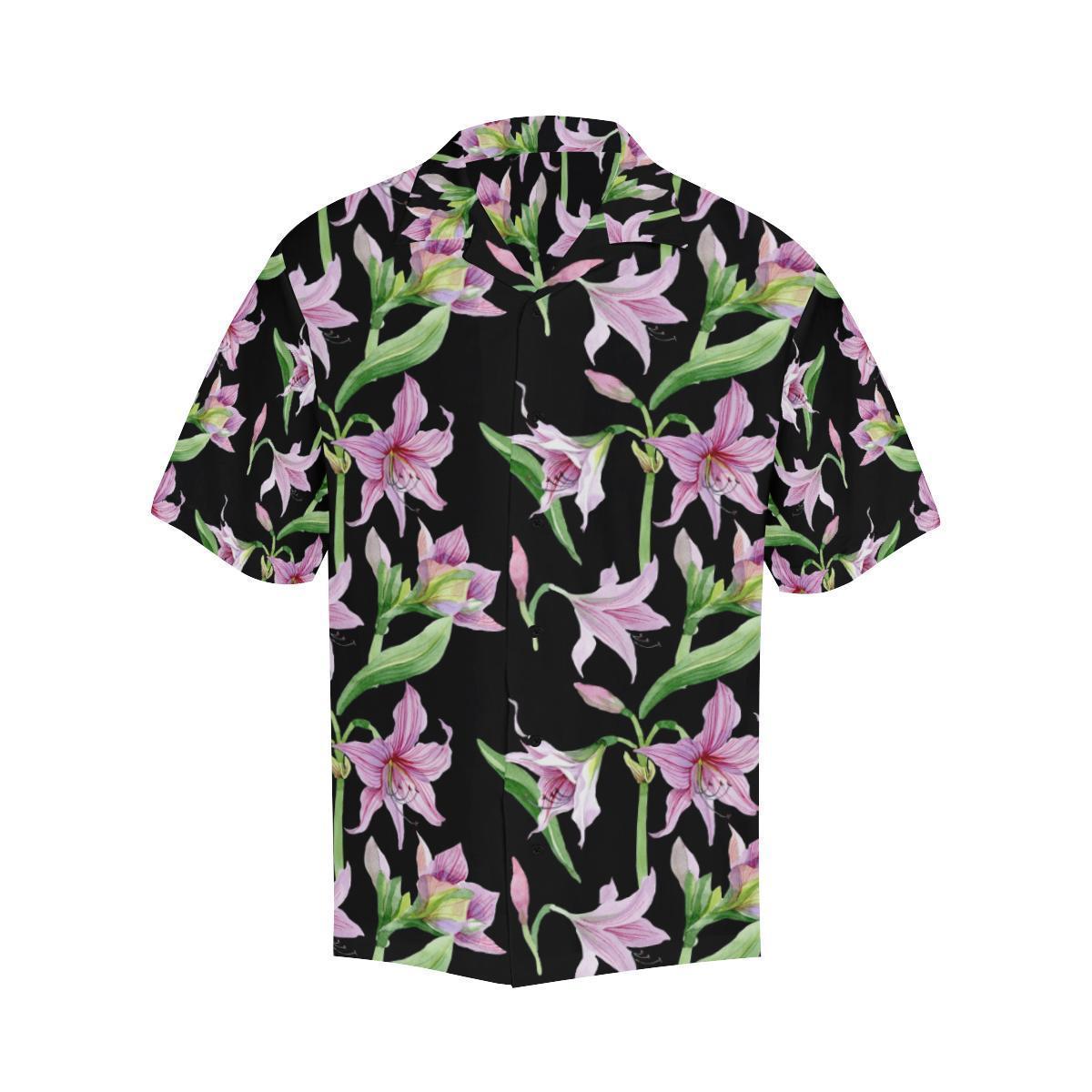 Amaryllis Pattern Print Design Al Hawaiian Shirt