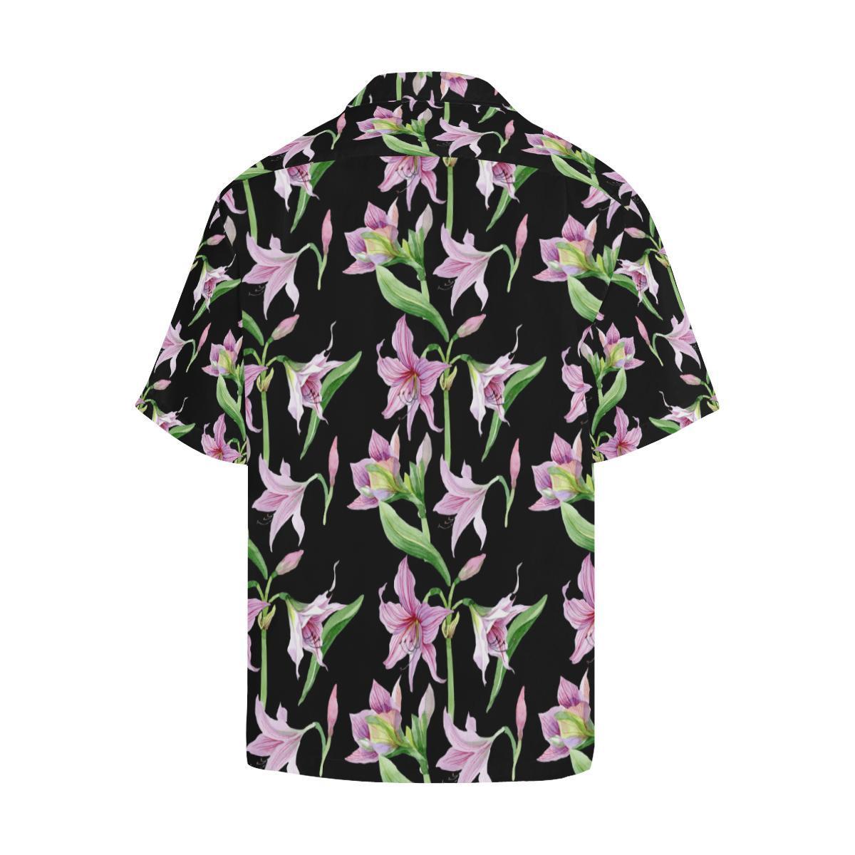 Amaryllis Pattern Print Design Al Hawaiian Shirt