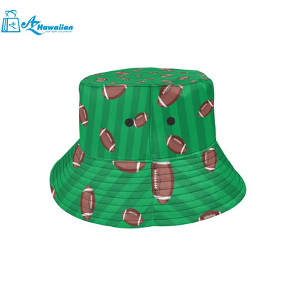 American football ball field background Unisex Bucket Hat