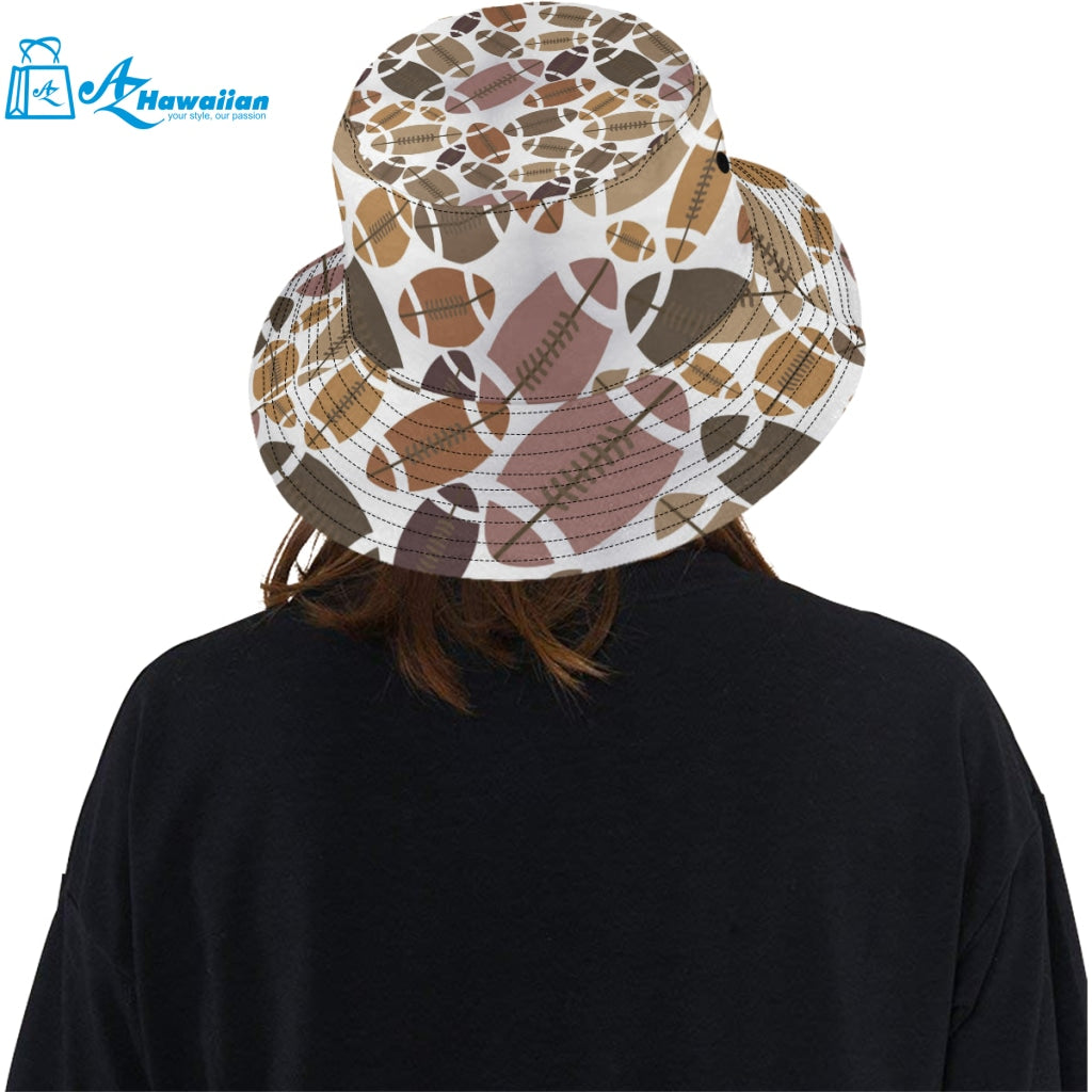 American football ball pattern Unisex Bucket Hat