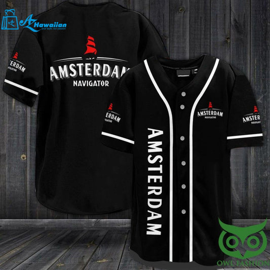 Amsterdam Beer Baseball Jersey Shirt