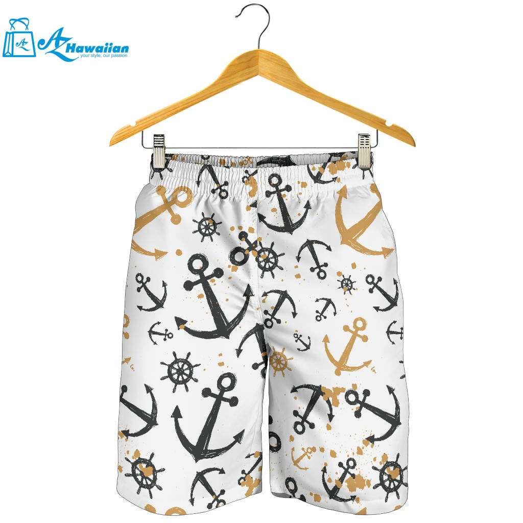 Anchors Rudders Pattern Men Shorts