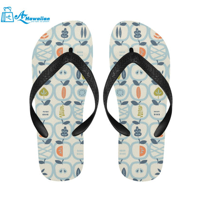 apples leaves pattern Unisex Flip Flops