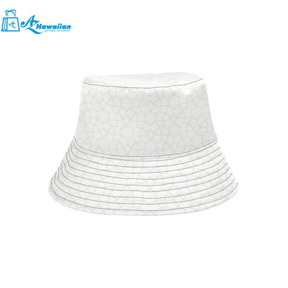 arabic white pattern Unisex Bucket Hat