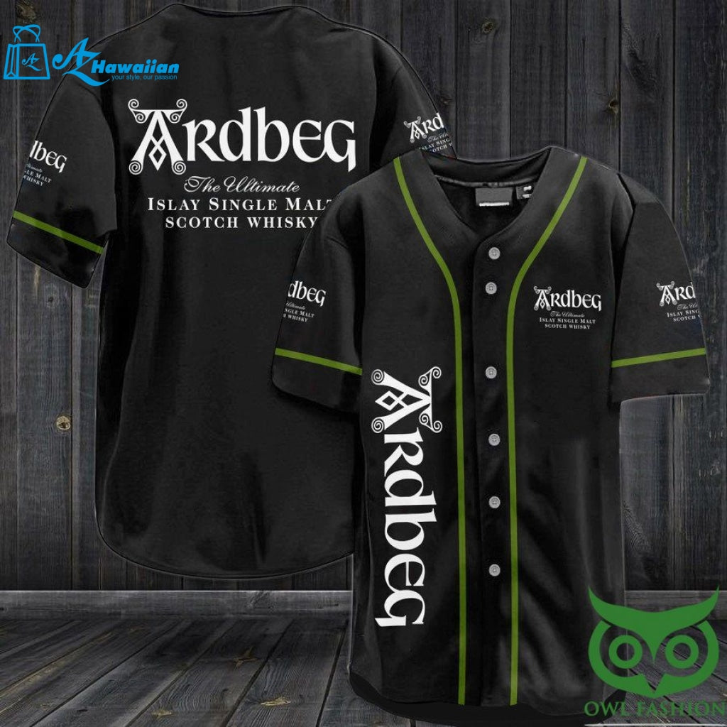 Ardbeg Scotch Whiskey Baseball Jersey Shirt