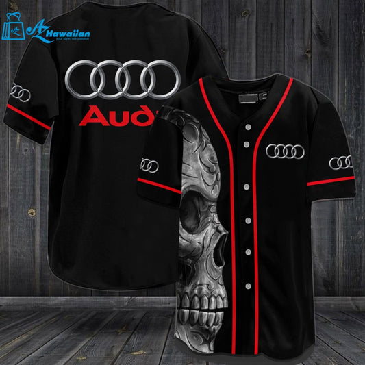 Audi Skull Baseball Jersey 