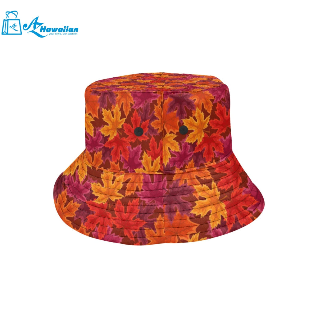 Autumn maple leaf pattern Unisex Bucket Hat