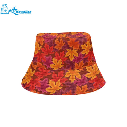 Autumn maple leaf pattern Unisex Bucket Hat