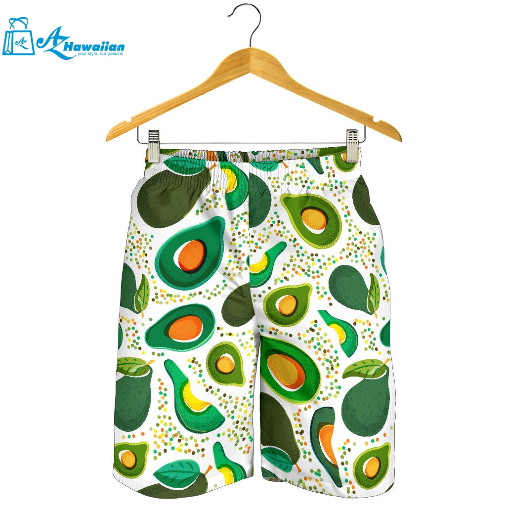 Avocado Design Pattern Men Shorts