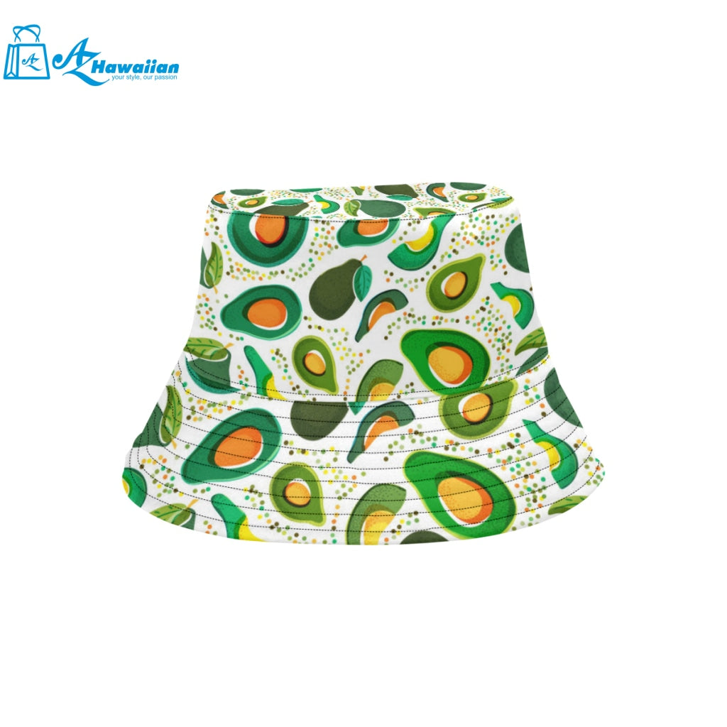 Avocado design pattern Unisex Bucket Hat