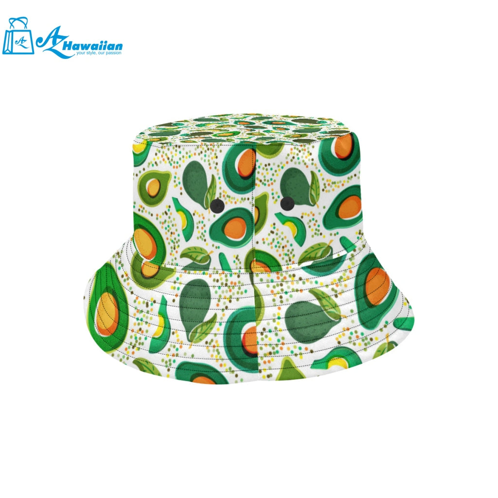 Avocado design pattern Unisex Bucket Hat