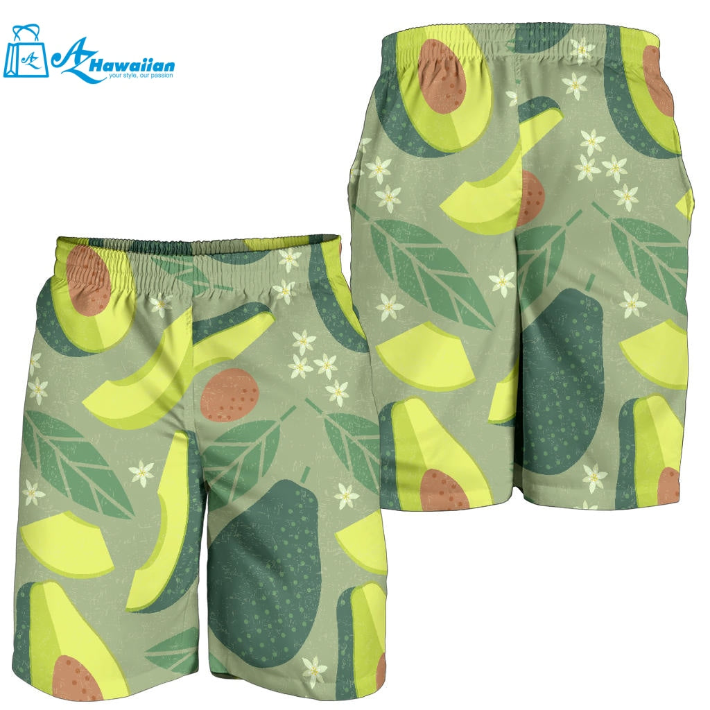 Avocado Pattern Men Shorts