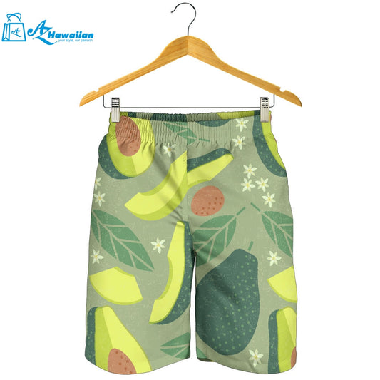 Avocado Pattern Men Shorts