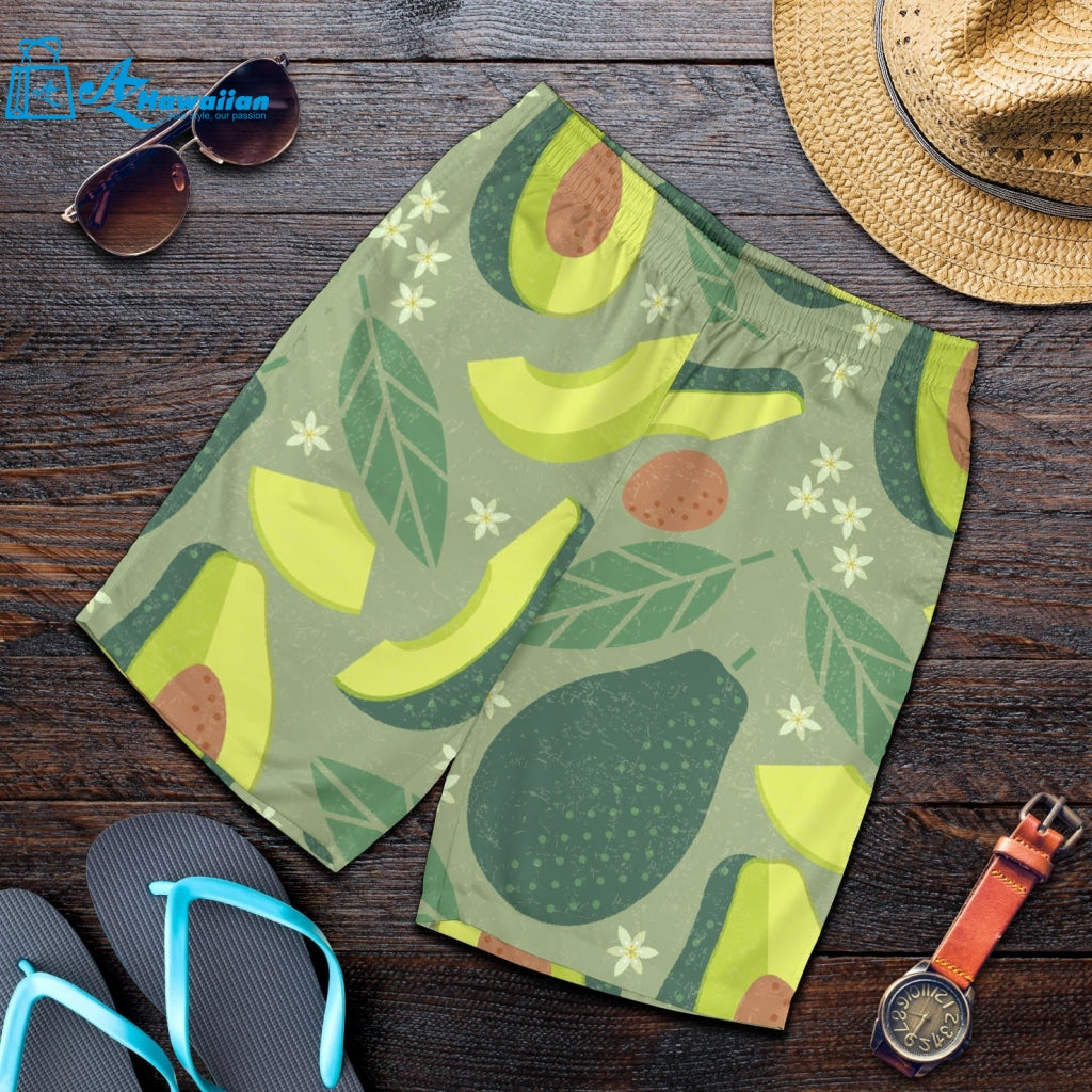 Avocado Pattern Men Shorts