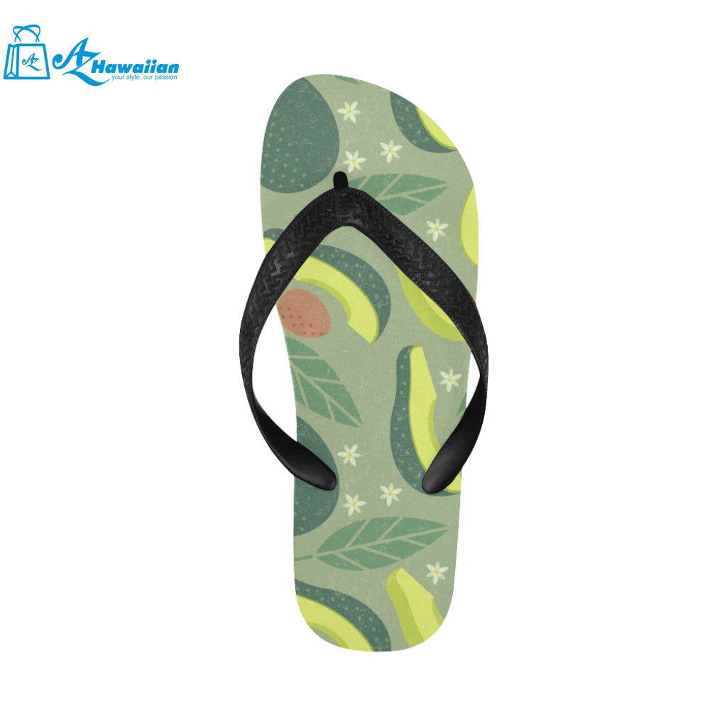 Avocado pattern Unisex Flip Flops