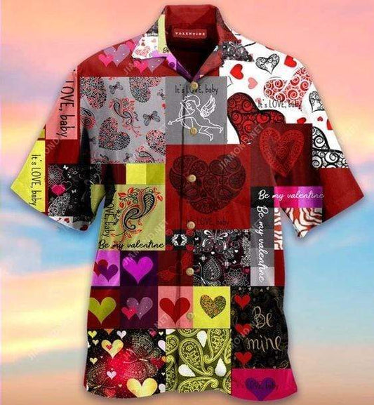 Hawaiian Aloha Shirts Beautiful Heart