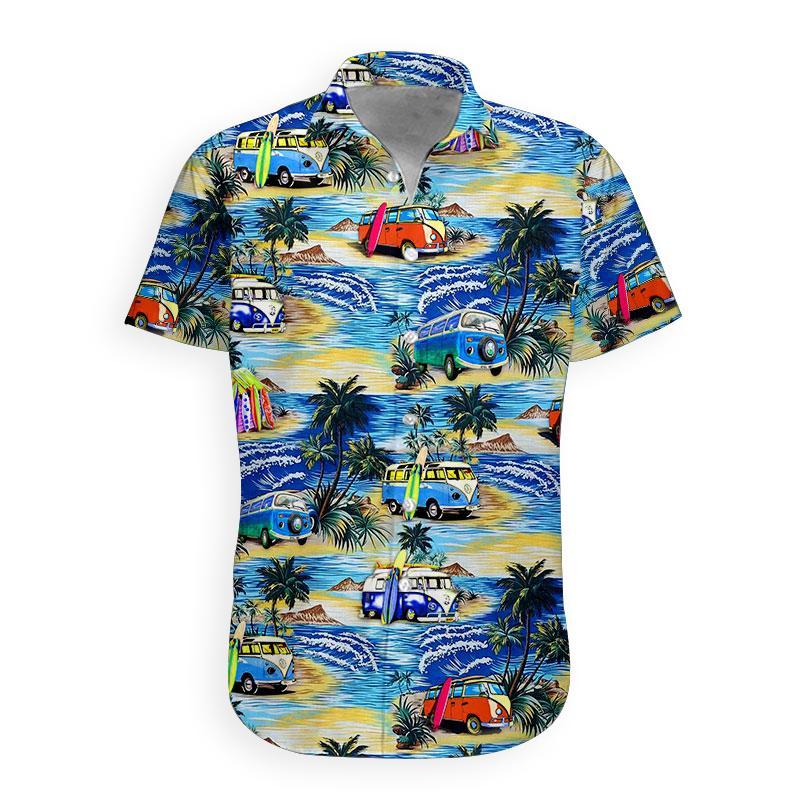  3D Campervan Hawaii Shirt