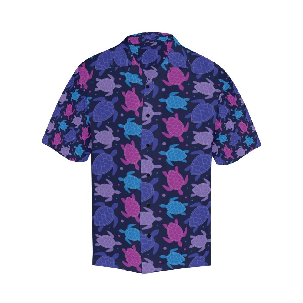 Sea Turtle Print Design Hawaiian Shirt