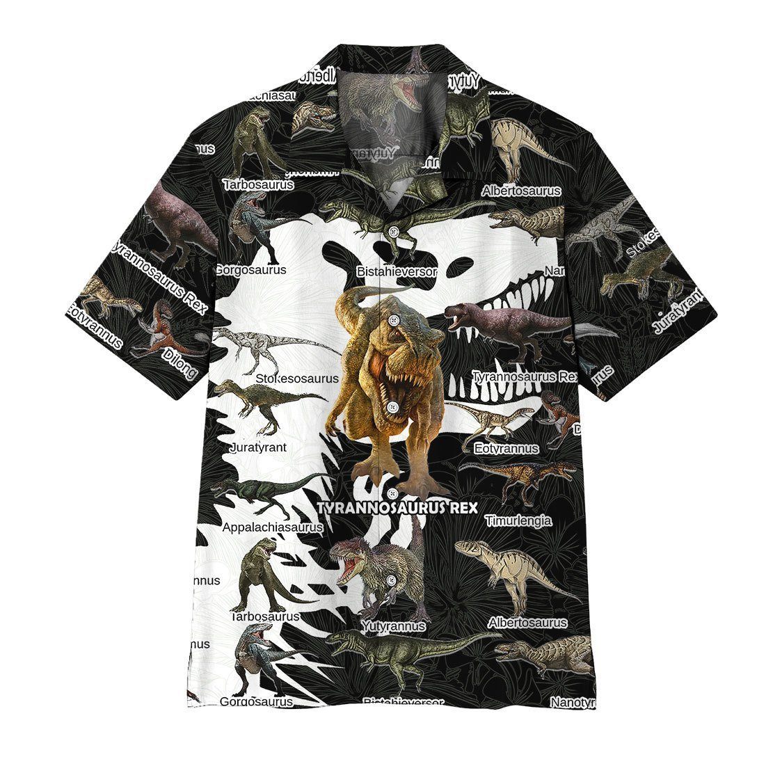  3D Dinosaur Hawaii Shirt