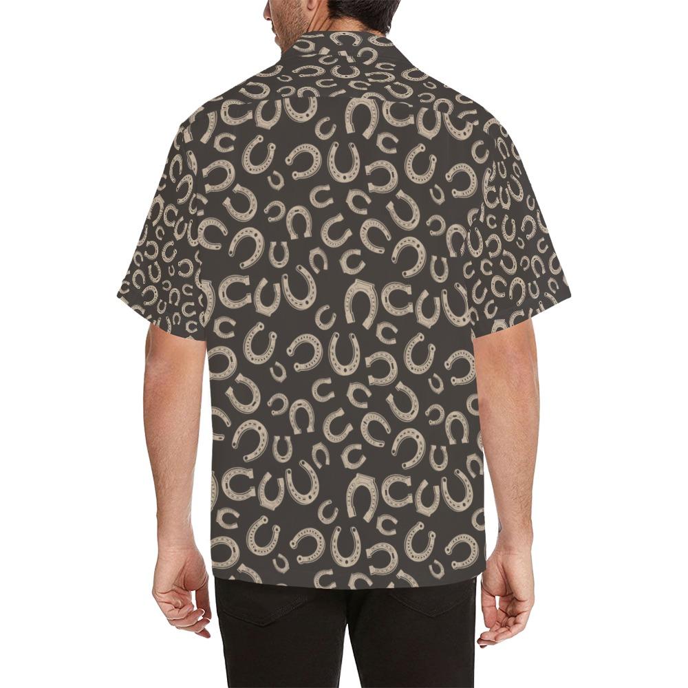 Horseshoe Print Design Hawaiian Shirt