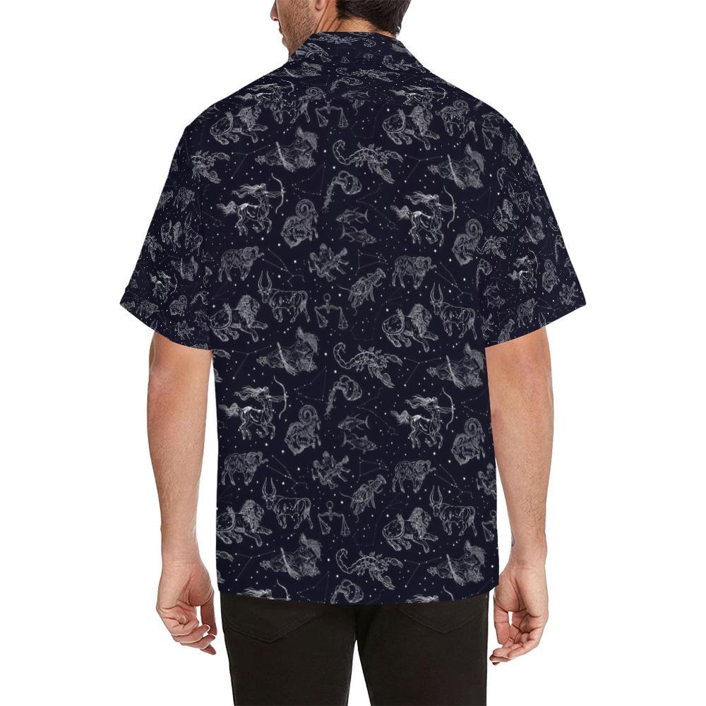 Zodiac Print Design Hawaiian Shirt