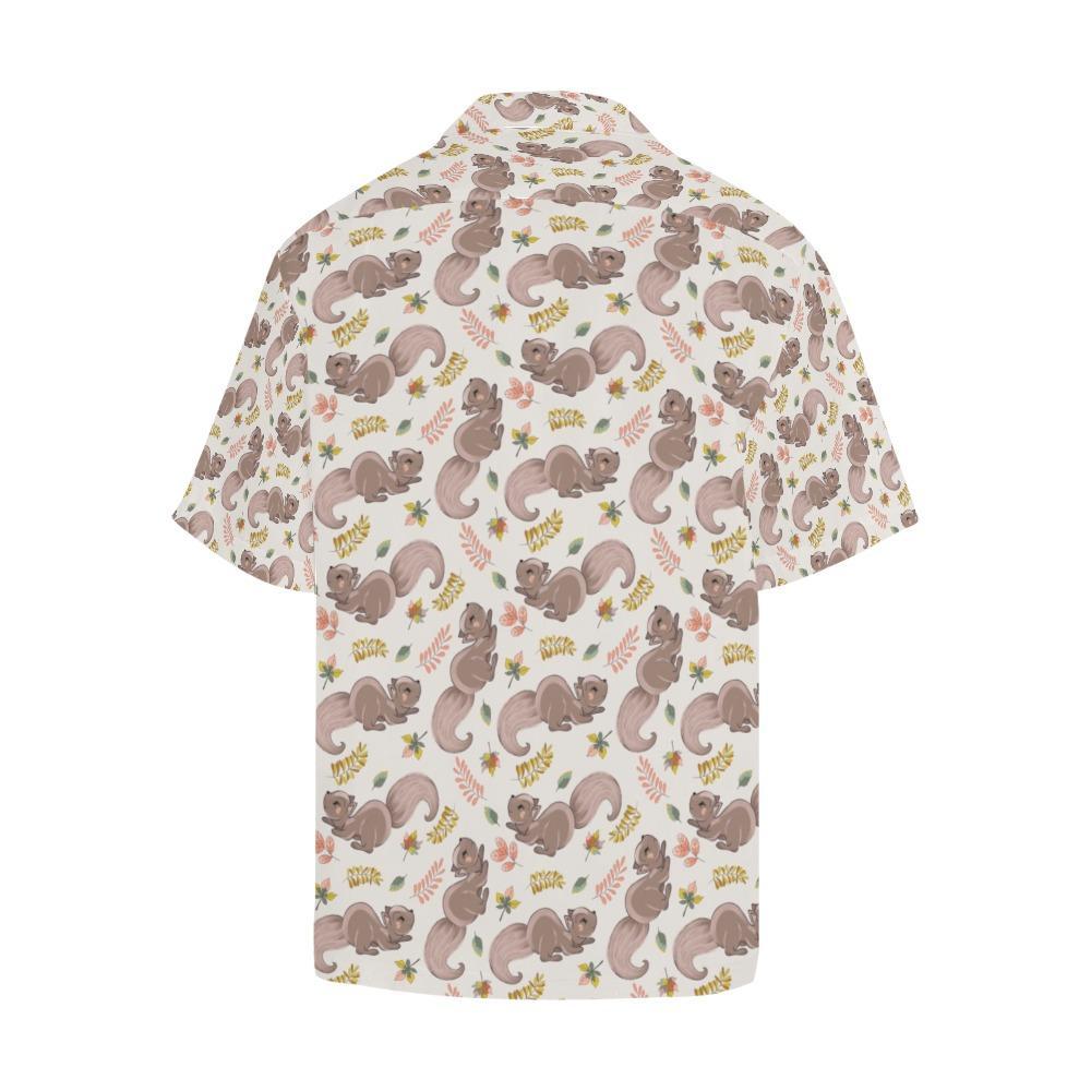 Squirrel Print Design Hawaiian Shirt