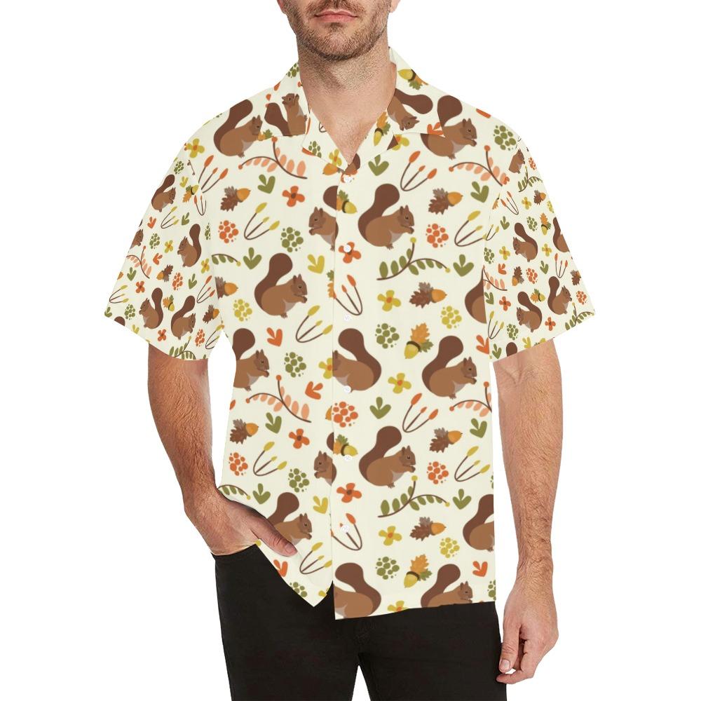 Squirrel Print Design 0 Hawaiian Shirt