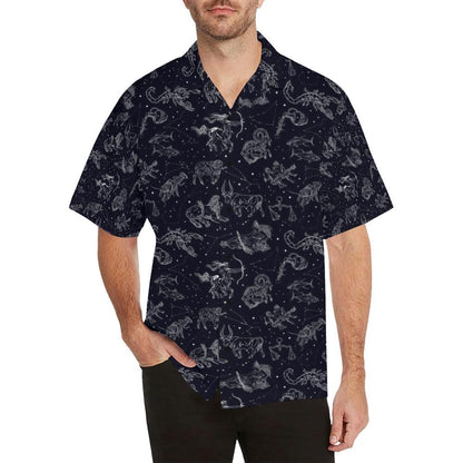 Zodiac Print Design Hawaiian Shirt