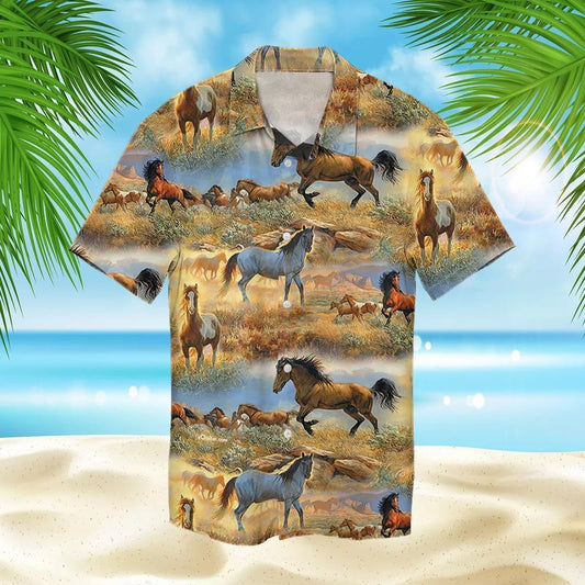 Horse Hawaiian Shirt | Unisex | Adult | HW5030