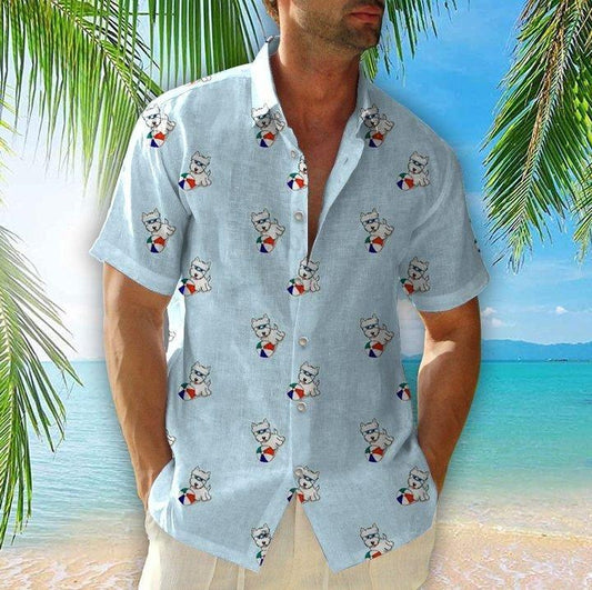 WESTIE HAWAIIAN SHIRT 5