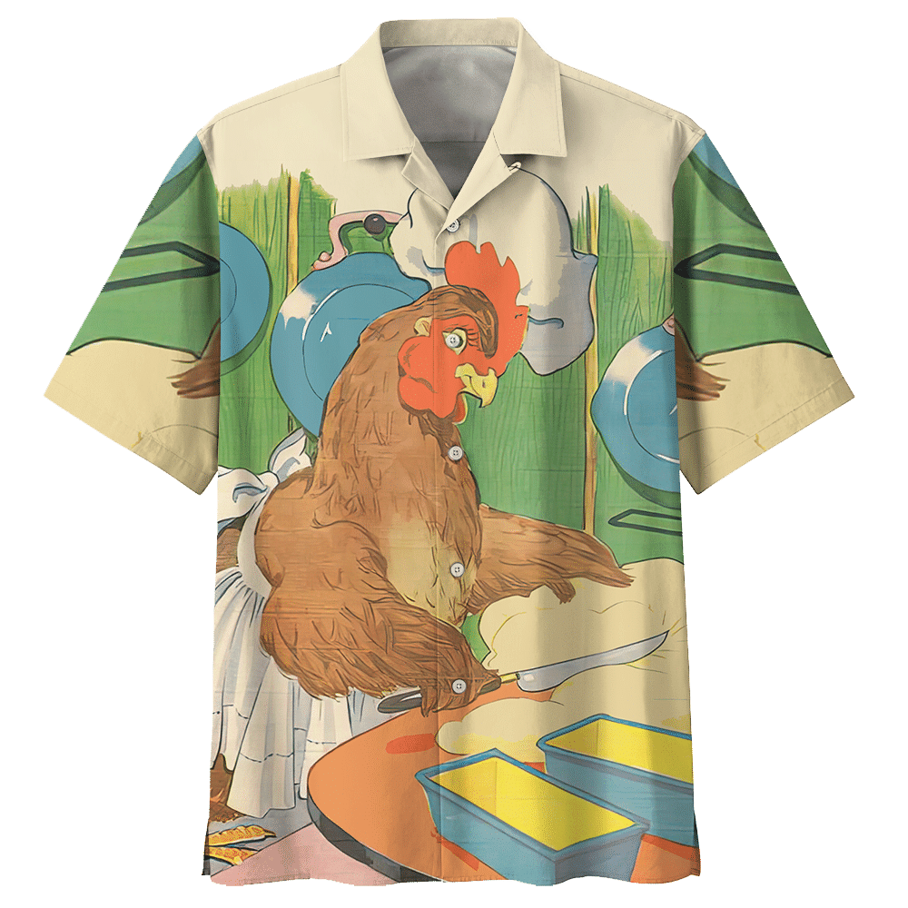 Chicken   Tan Unique Design Unisex Hawaiian Shirt For Men And Women Dhc17063730