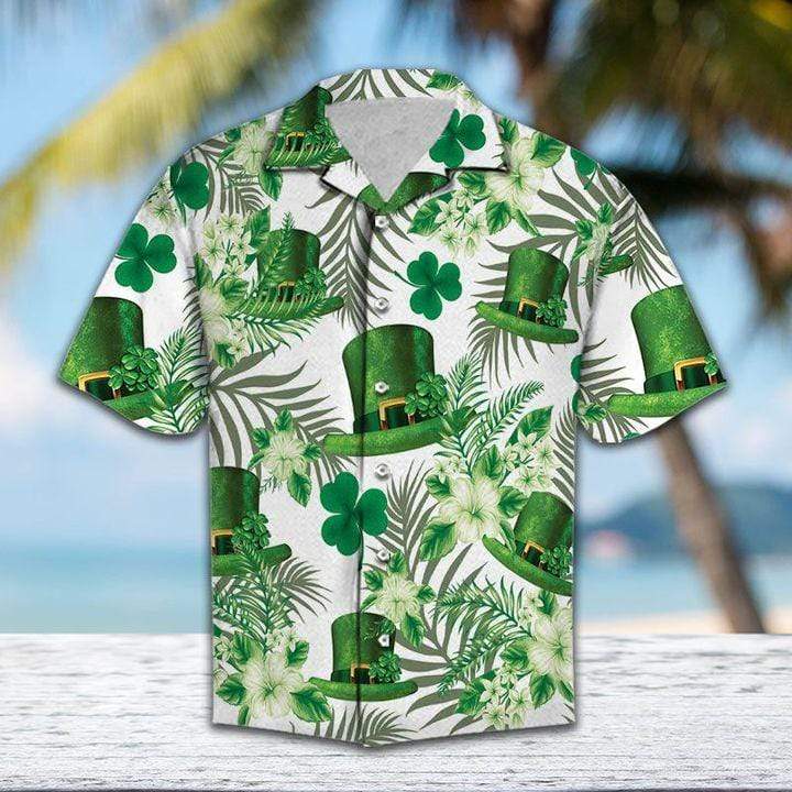 Ireland Green Hat Matching Friends Tropical Unisex Hawaii Shirts #H