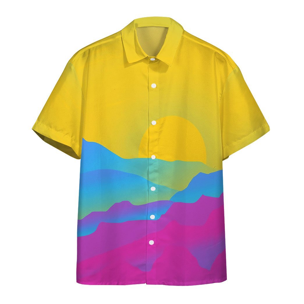  3D Pans Pride Sunrise Custom Hawaii Shirt