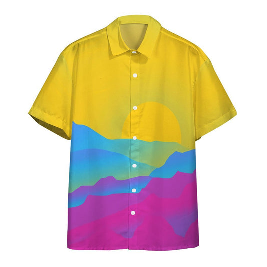  3D Pans Pride Sunrise Custom Hawaii Shirt