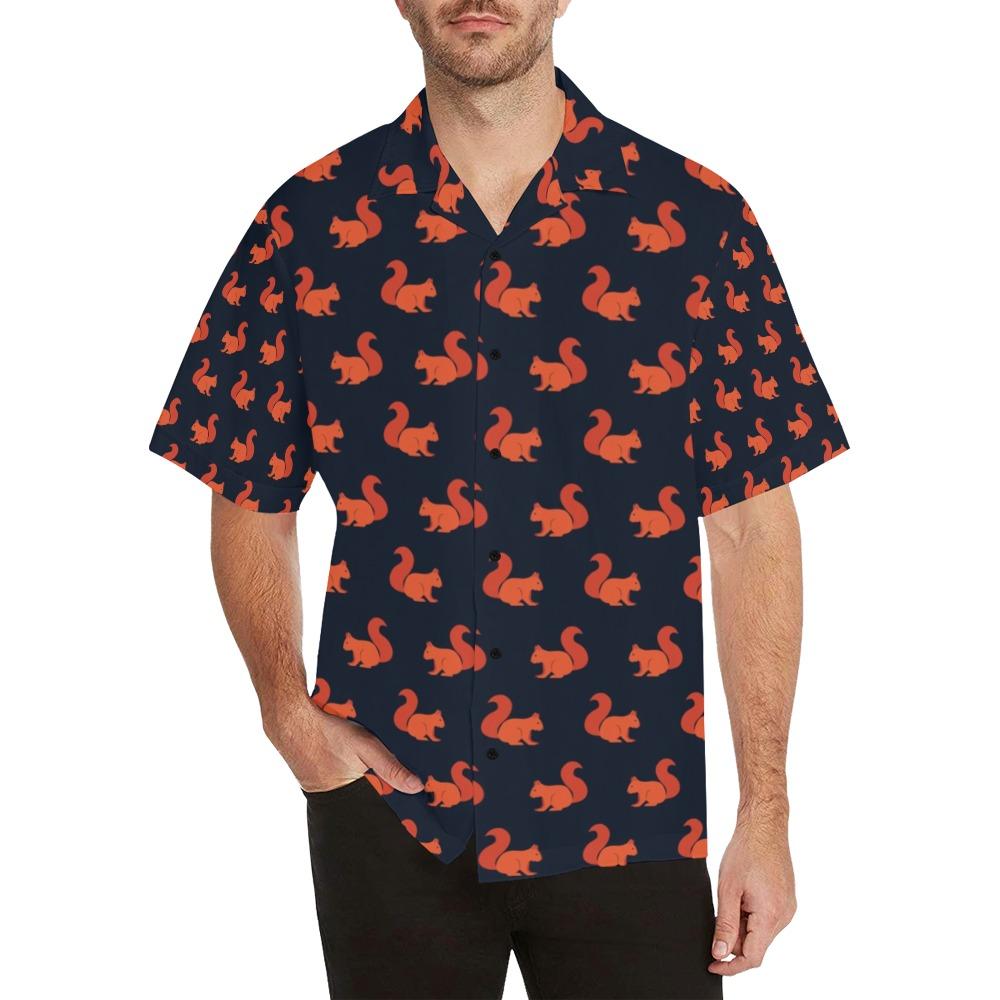 Squirrel Print Design Hawaiian Shirt