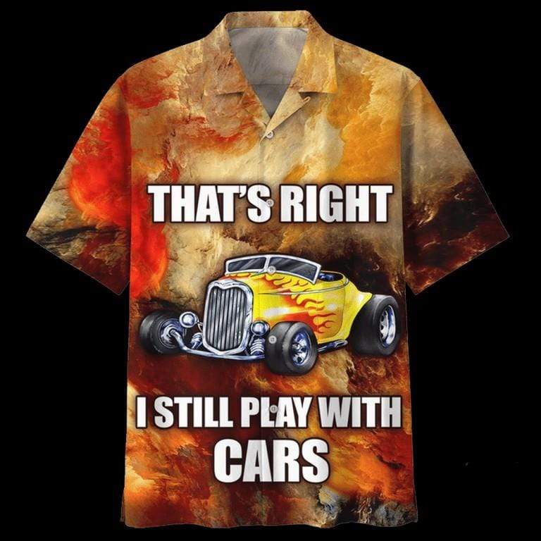 Hawaiian Aloha Shirts Play With Cars Hot Rod