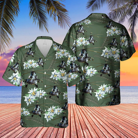 German Armed Forces Bundeswehr Kampfhubschrauber Tiger  Green Awesome Design Unisex Hawaiian Shirt For Men And Women Dhc17063312